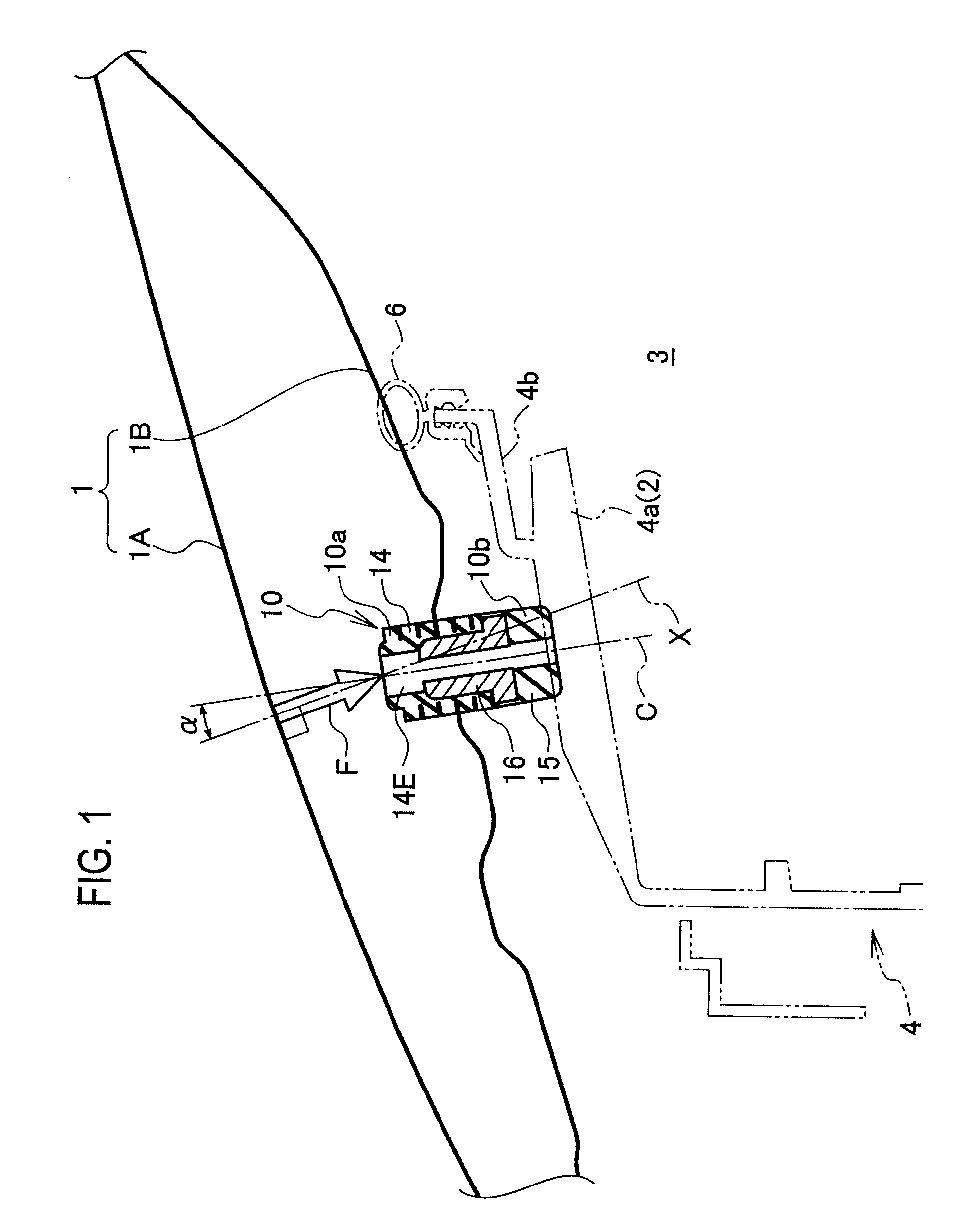 Vehicle body front part structure