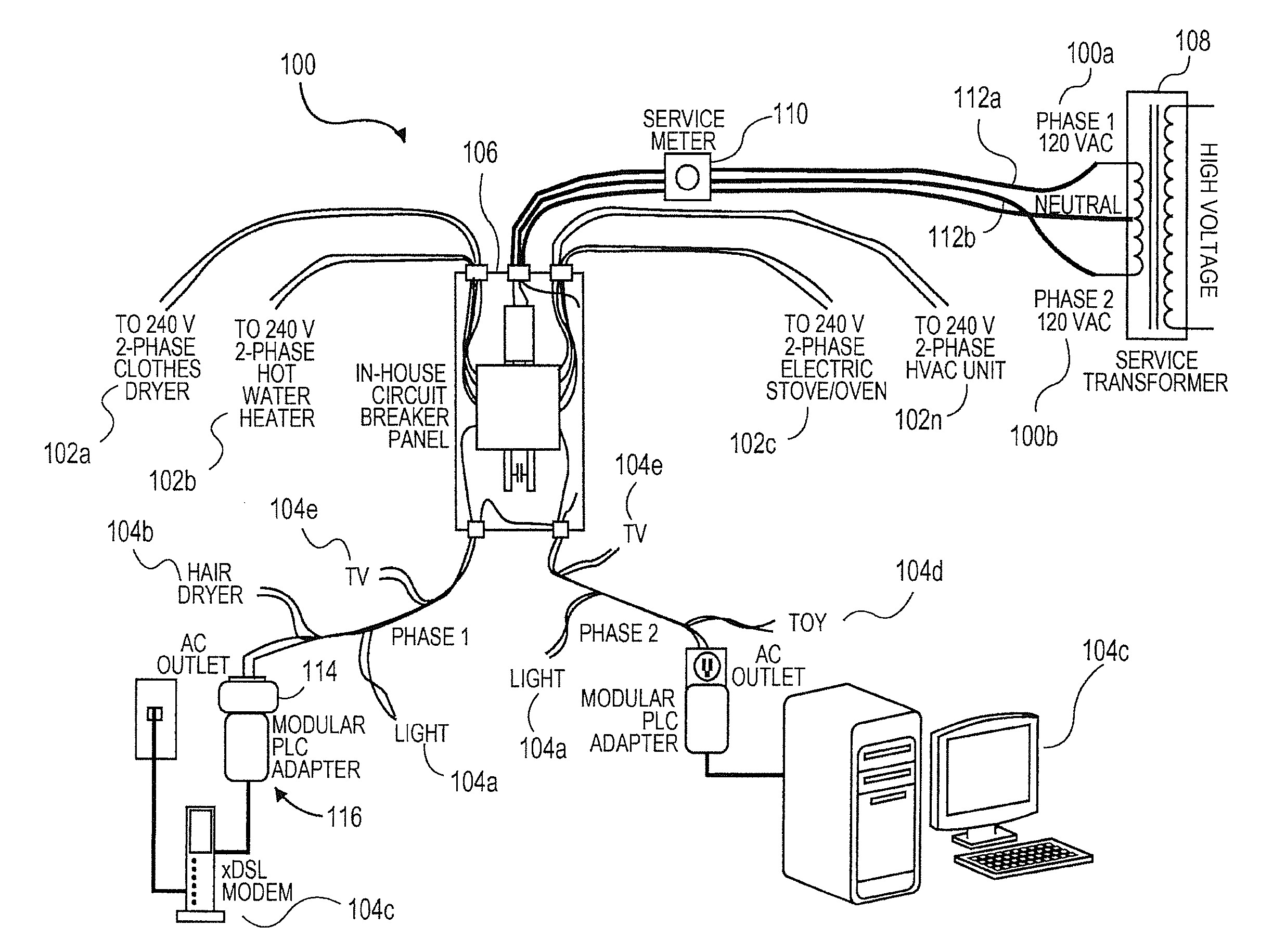 System and method to measure and control power consumption in a residential or commercial building via a wall socket to ensure optimum energy usage therein