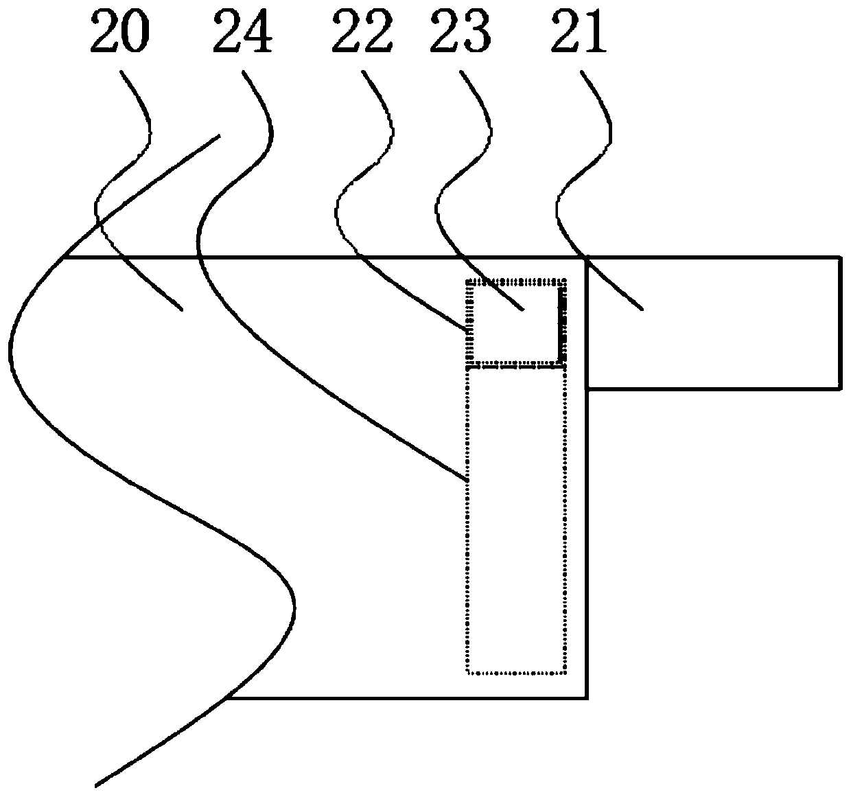 Dye device with dye concentration convenient to adjust for raincoat processing