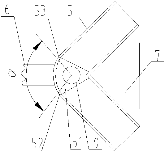 A knife switch opening distance adjustment jig with angle limit