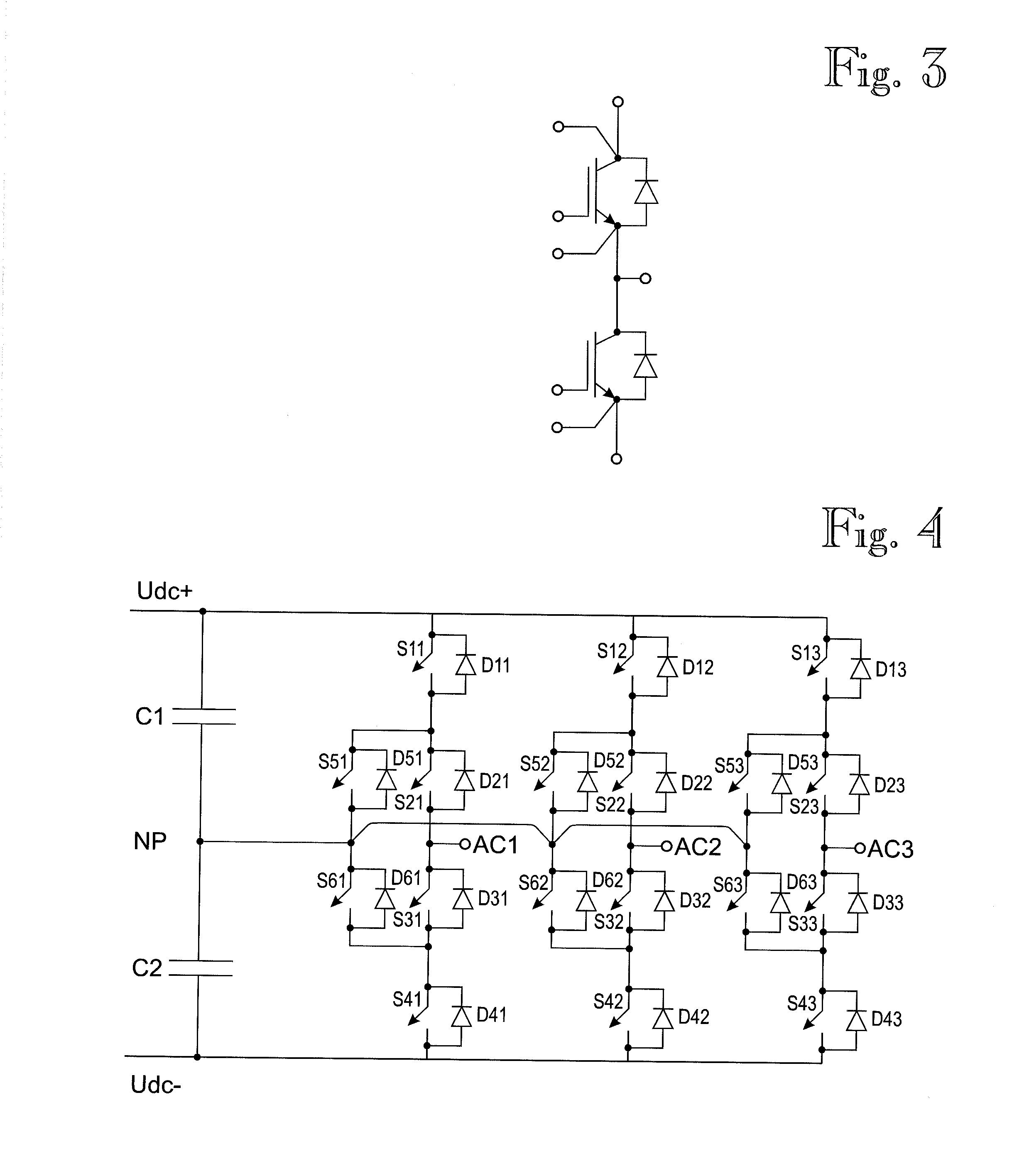Method for controlling switching branch of three-level converter and switching branch for three-level converter