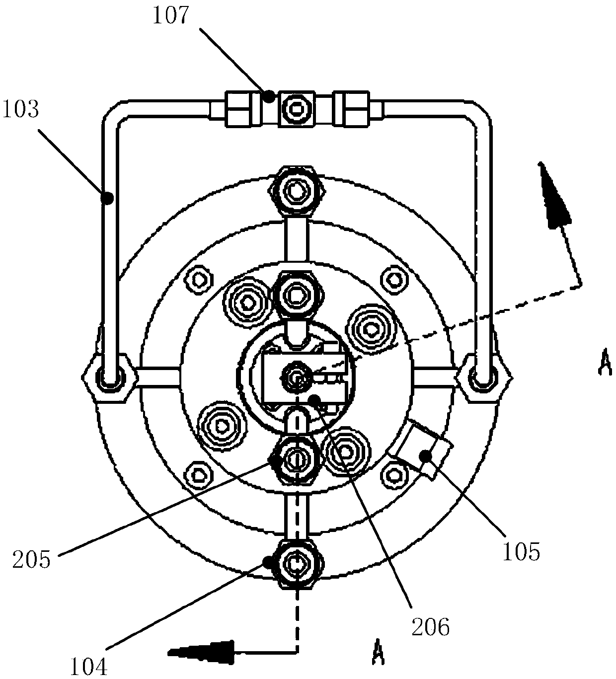 A water-cooled structure additional field magnetic plasma thruster