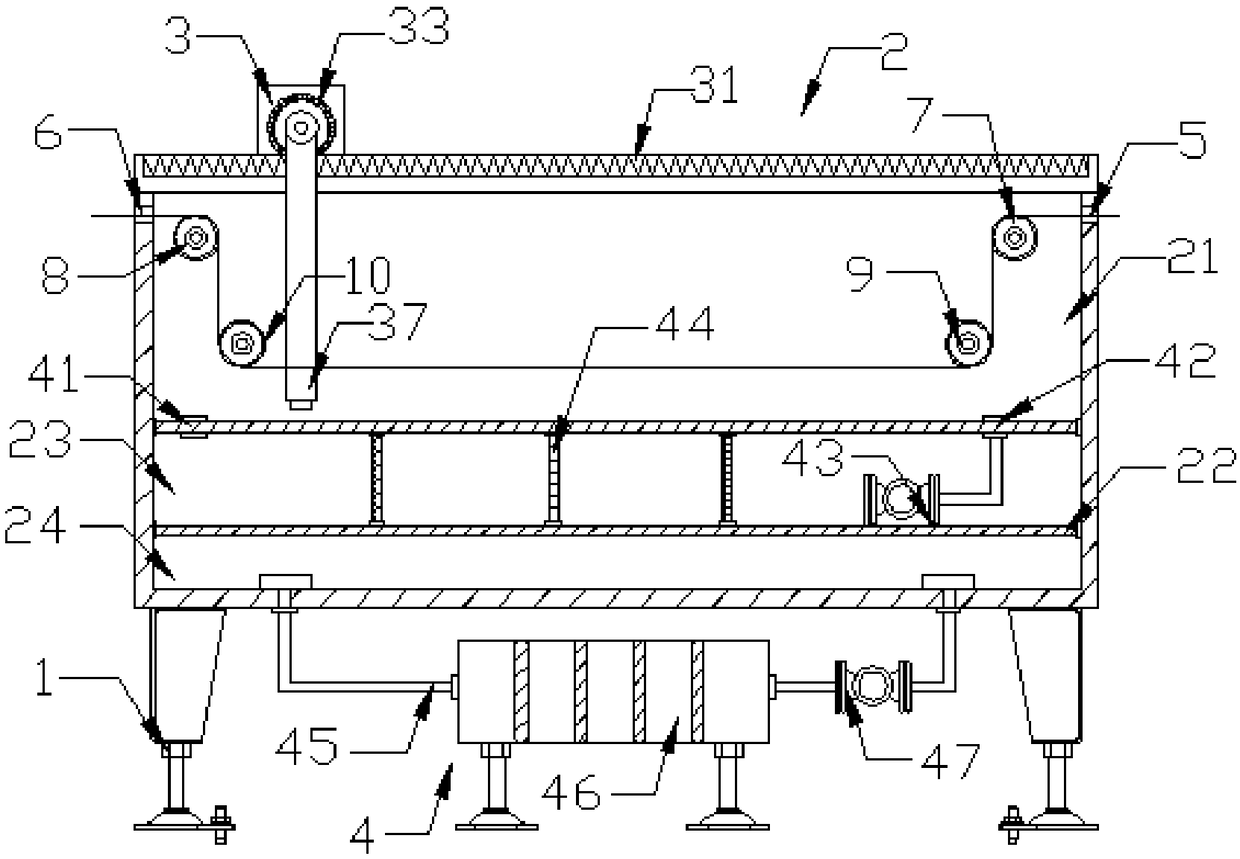 Paper impregnation device used for processing film adhesive