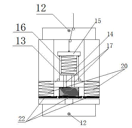Multilayer blade-typed multipoint displacement metre anchor head used for soft soil layer