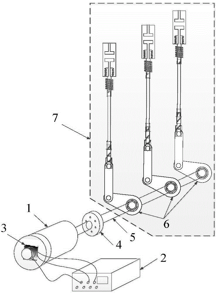 High-voltage breaker permanent magnet salient pole motor operation mechanism and control method