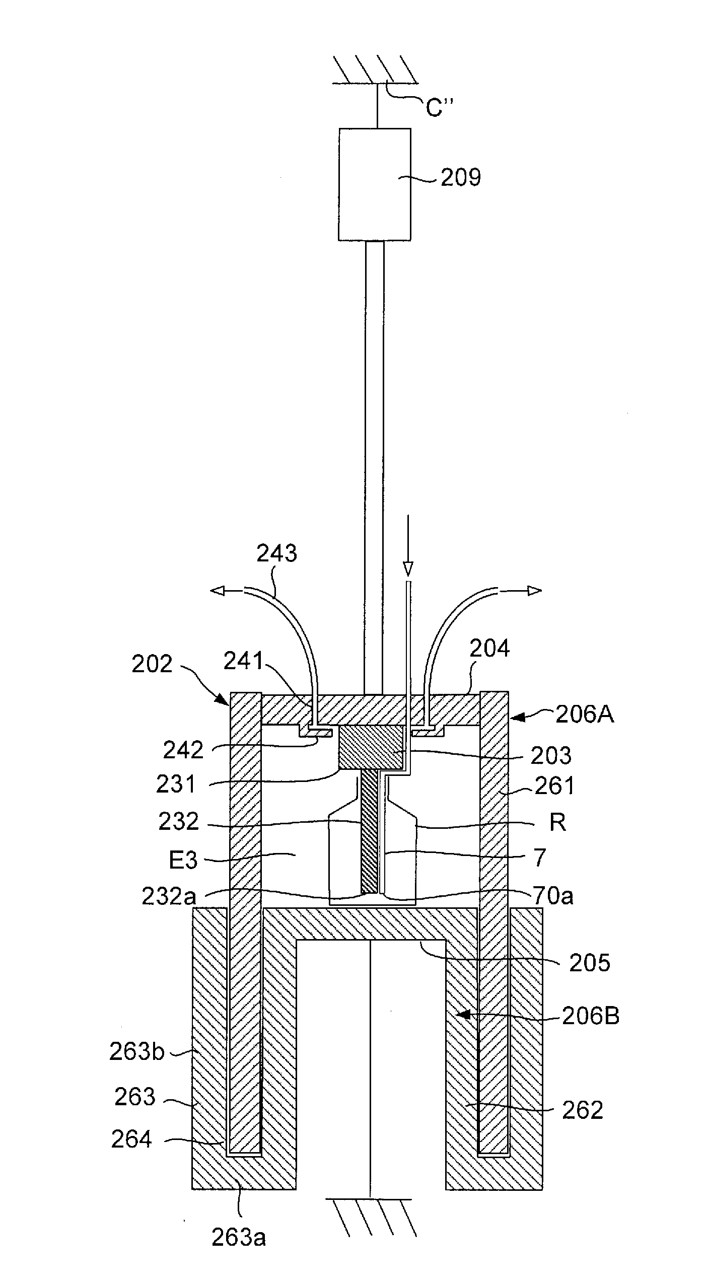 Bell-Shaped Protection System for a Device for Treating Electron-Beam Containers