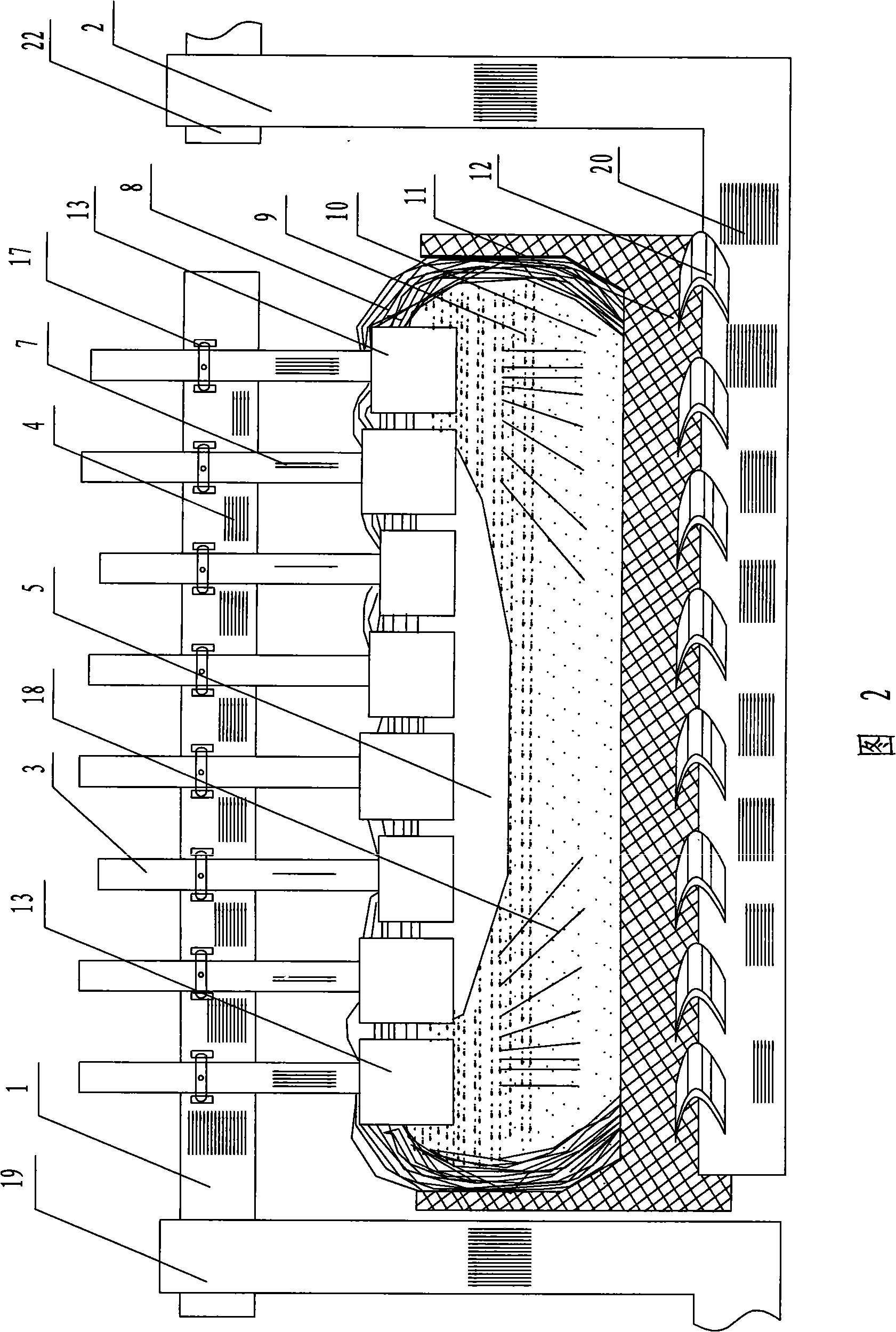 Single anode shunt and regulation apparatus electrolyzed by multiple anodes cell and method