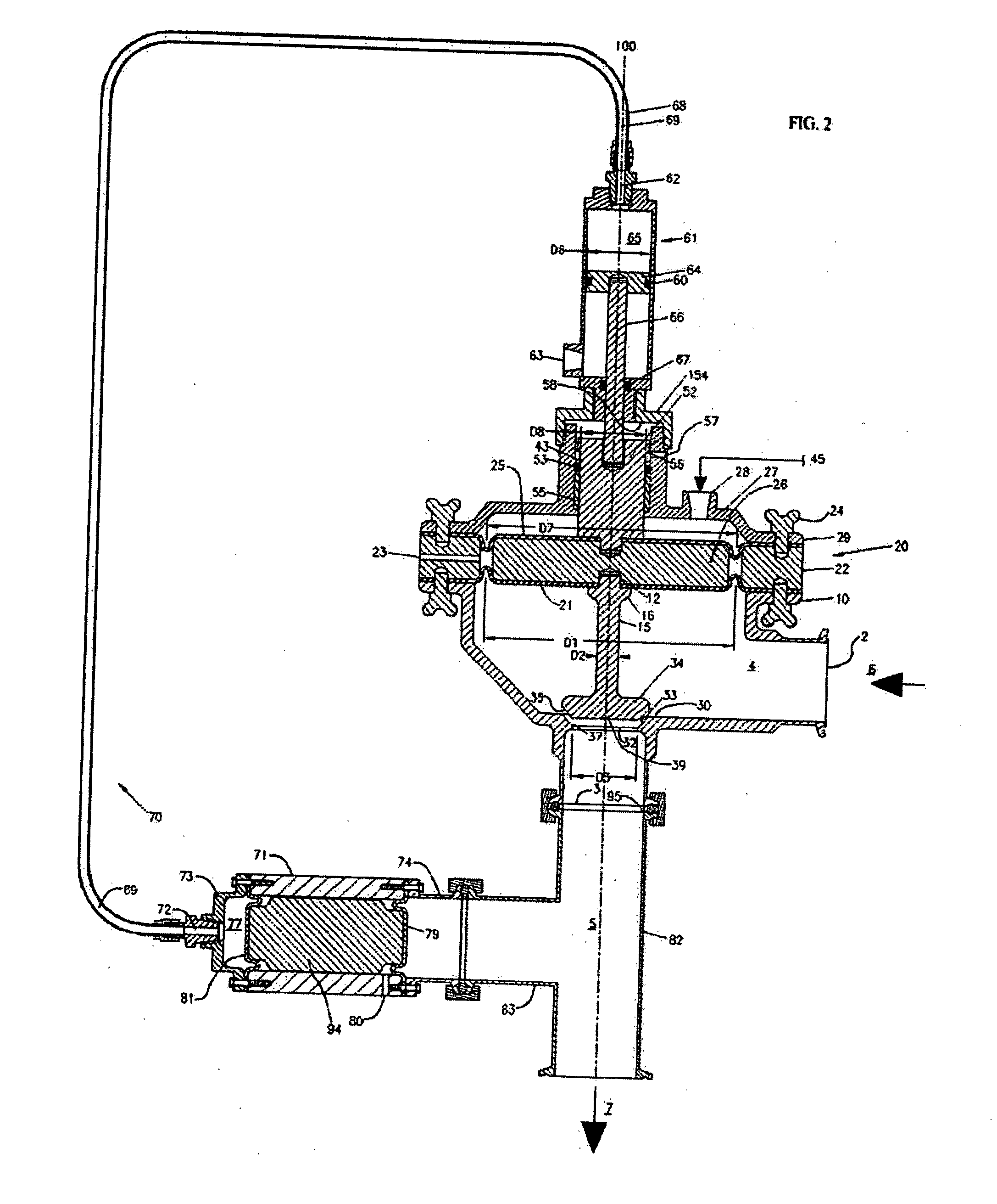 Sanitary liquid pressure regulator