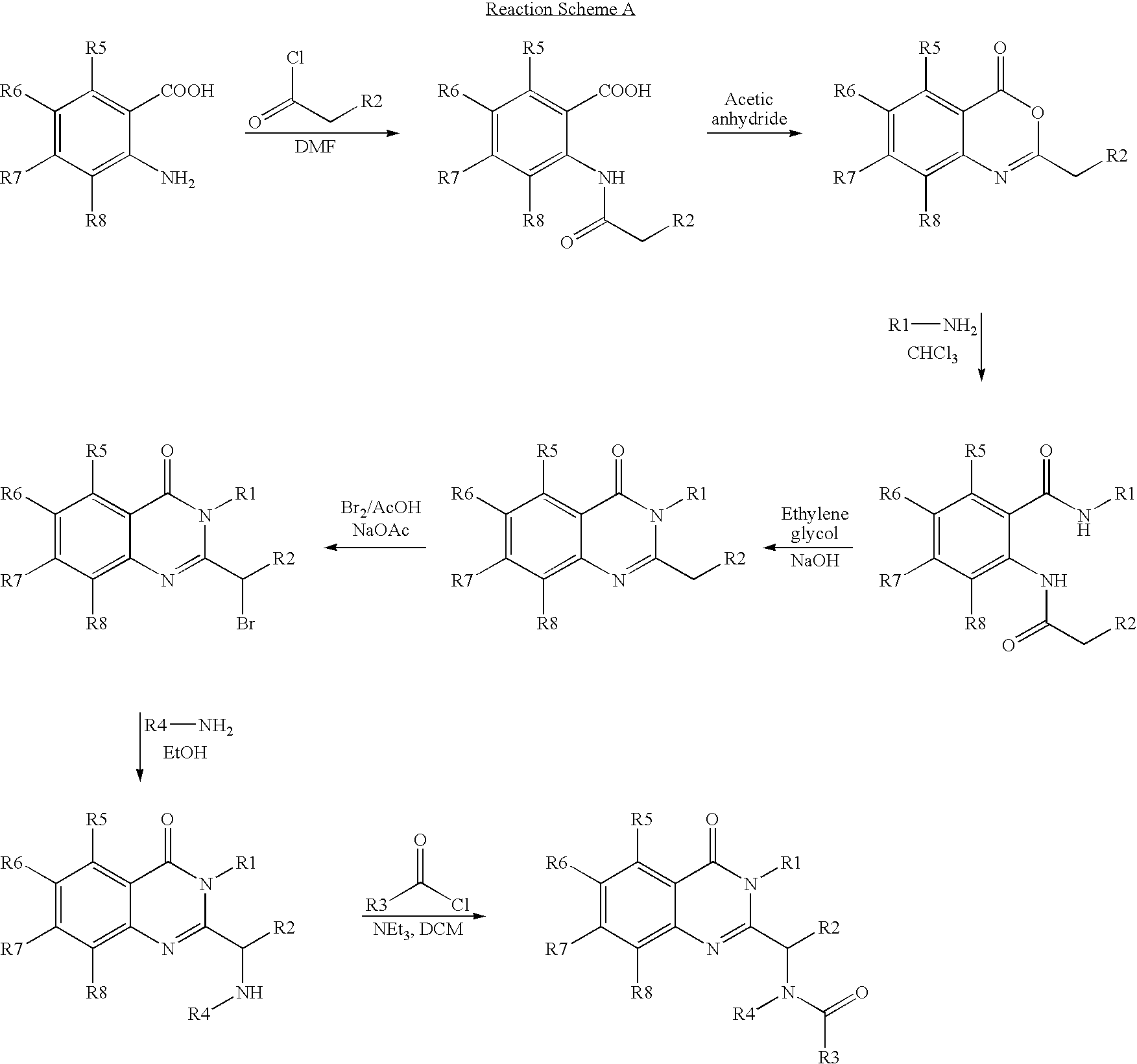 Syntheses of quinazolinones