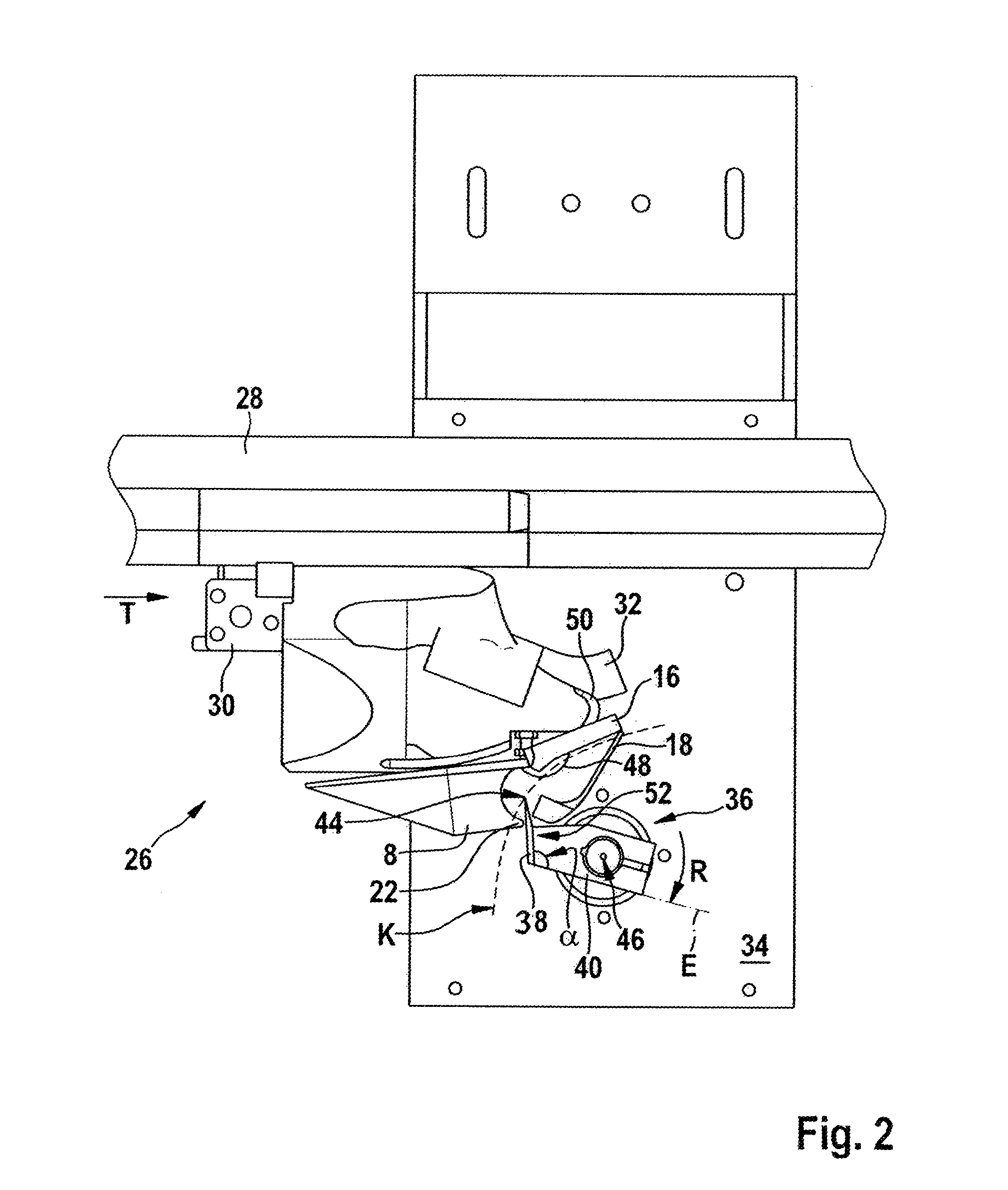 Apparatus and method for separating the wishbone from eviscerated poultry carcasses