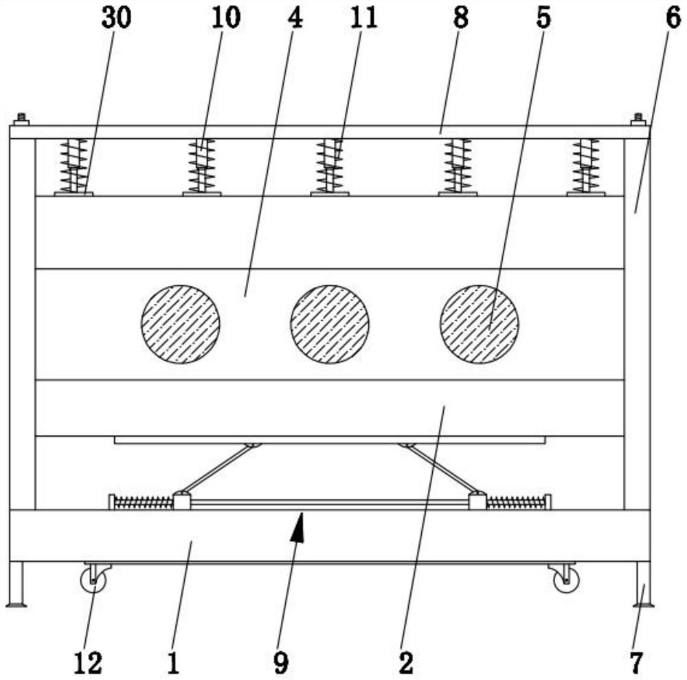 Refrigerator with vibration reduction and heat dissipation functions