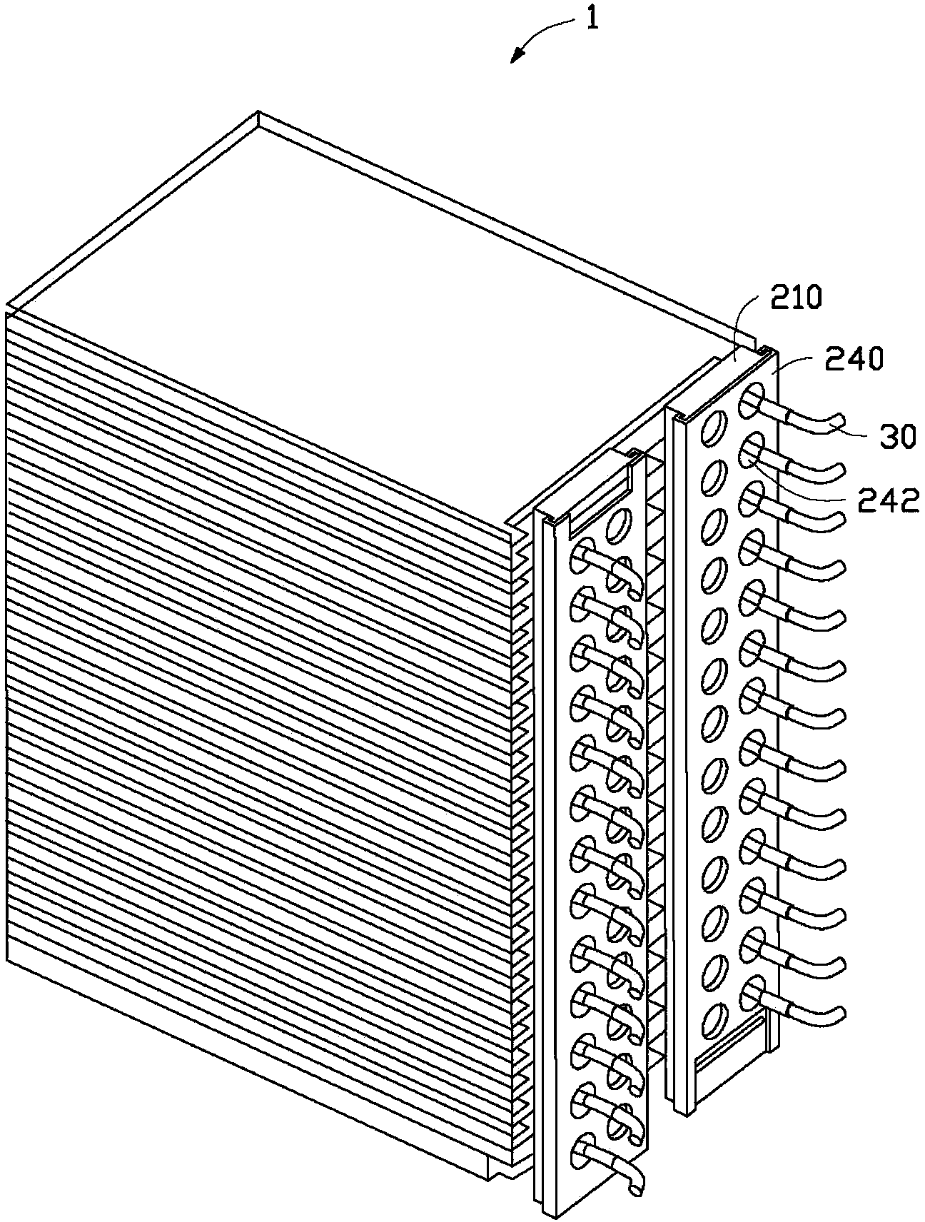 Battery pack with tab connection device