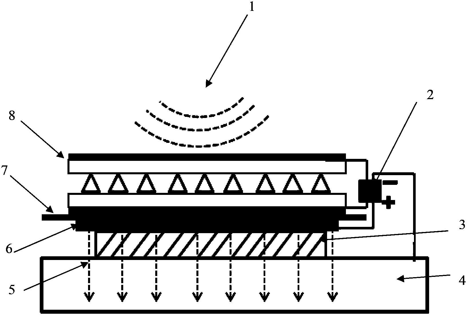 System for drug iontophoresis driven by triboelectric field