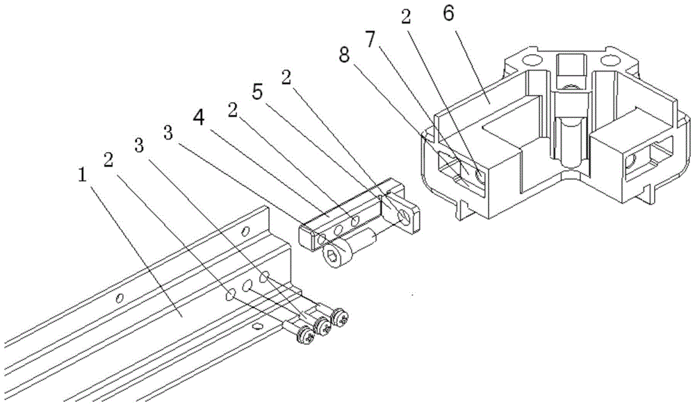 A profile and non-profile connection structure