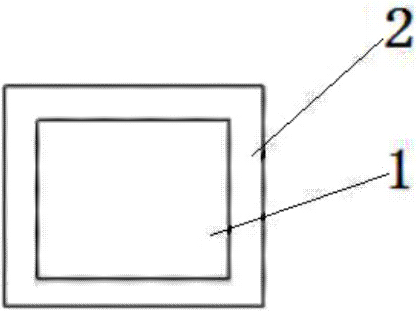 Sample structure for measuring seawater permeation depth and concentration of polymer insulating material in deep marine environment and using method of sample structure