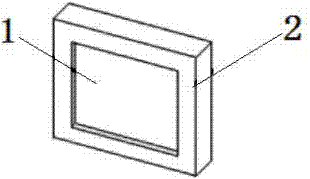 Sample structure for measuring seawater permeation depth and concentration of polymer insulating material in deep marine environment and using method of sample structure