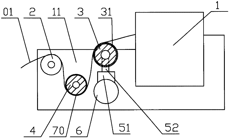 Improved structure of rapier machine