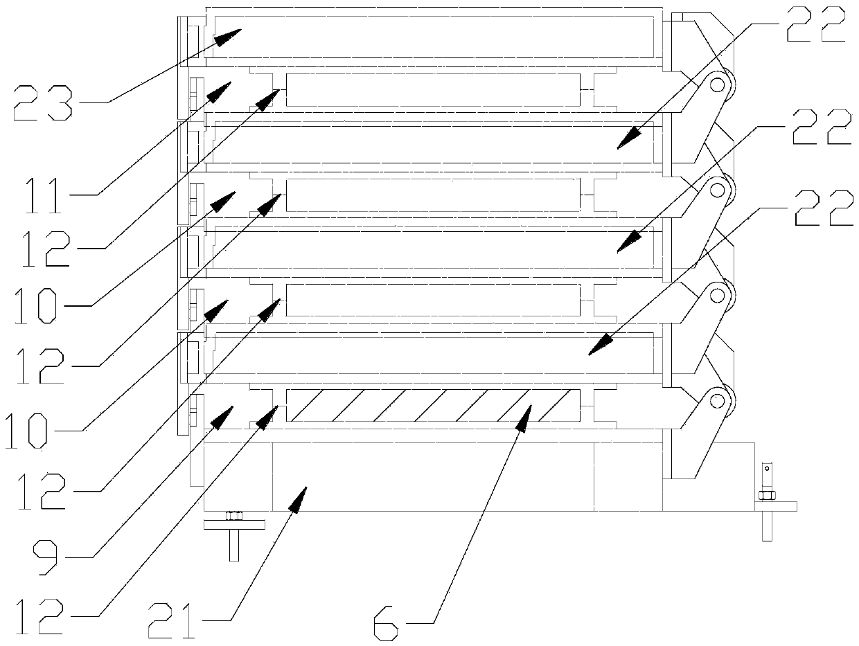 A door body foaming equipment