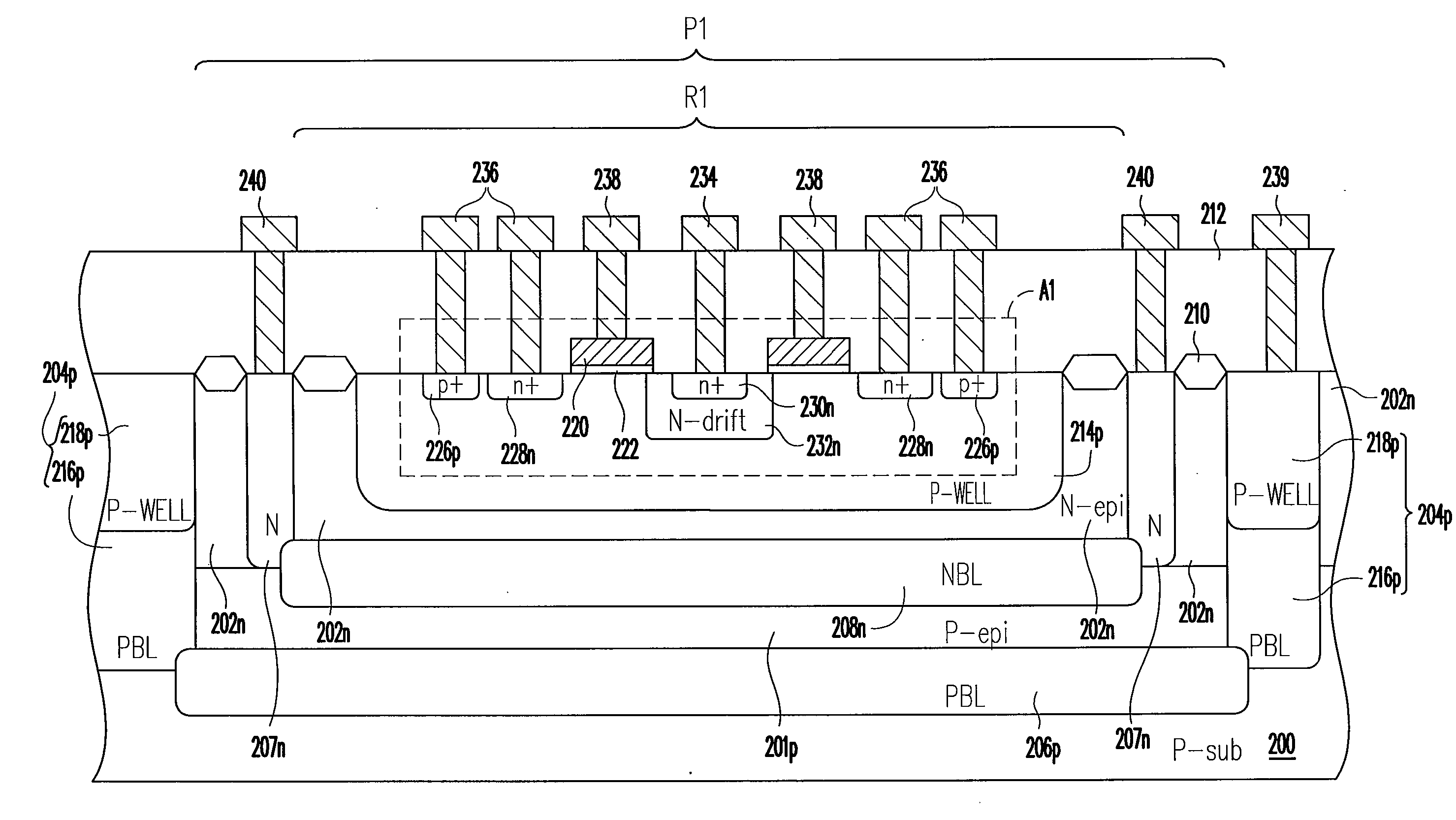 Semiconductor device and complementary metal-oxide-semiconductor transistor