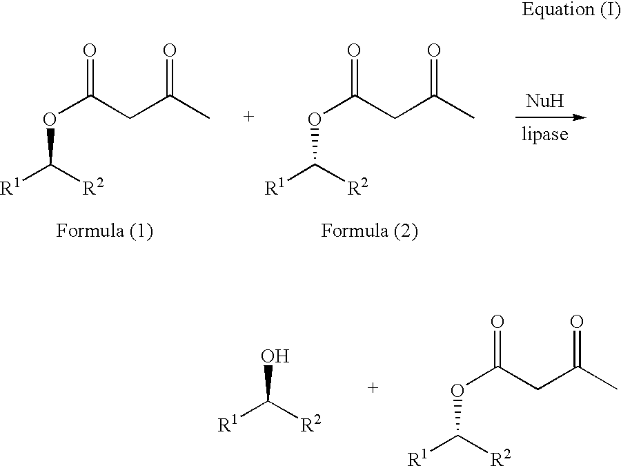 Process for the enantioselective preparation of secondary alcohols by lipase-catalyzed solvolysis of the corresponding acetoacetic esters