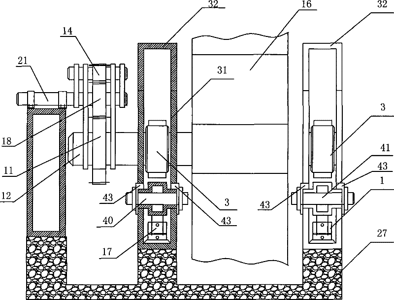 Radial-flow water wheel generator set