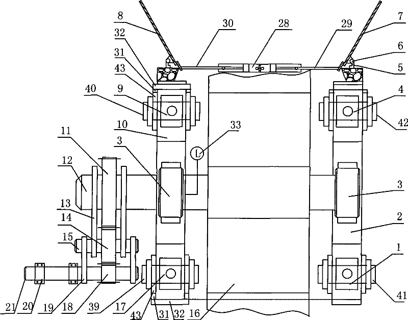 Radial-flow water wheel generator set