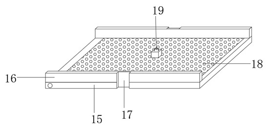 Device and method for removing scarab used in pear garden after killing