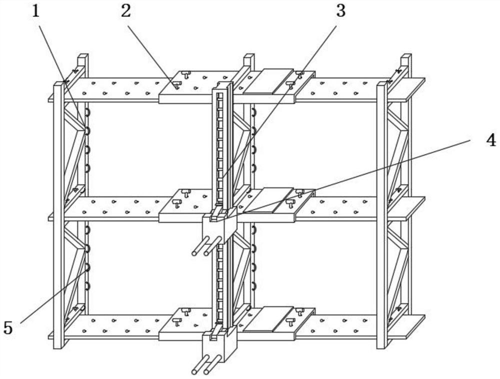 High-safety foldable crawling frame