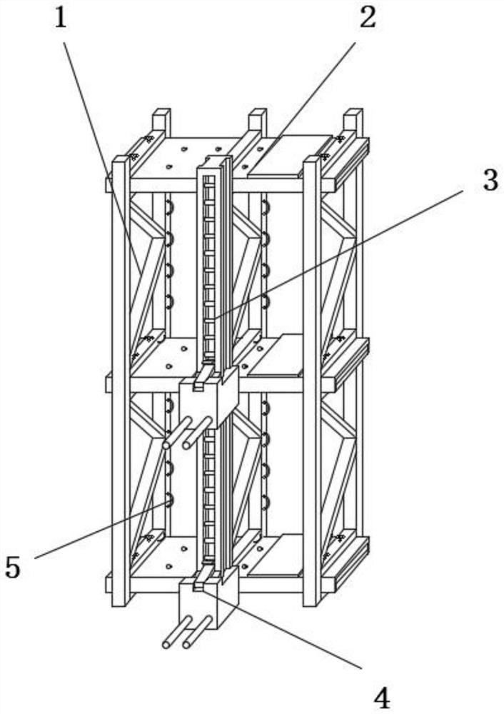 High-safety foldable crawling frame