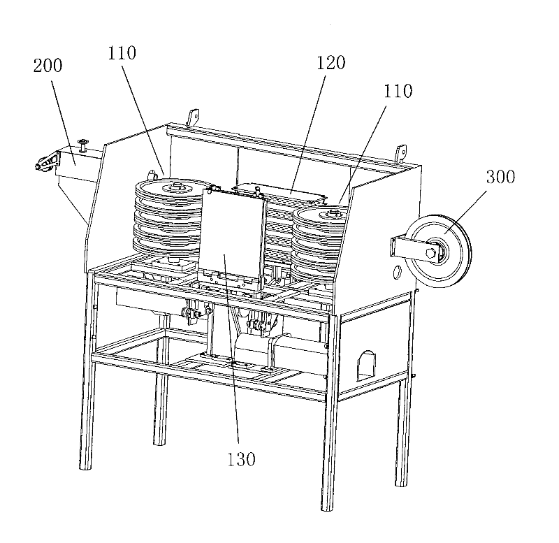 Surface dust-removing device and technology of steel wire and flux-cored wire