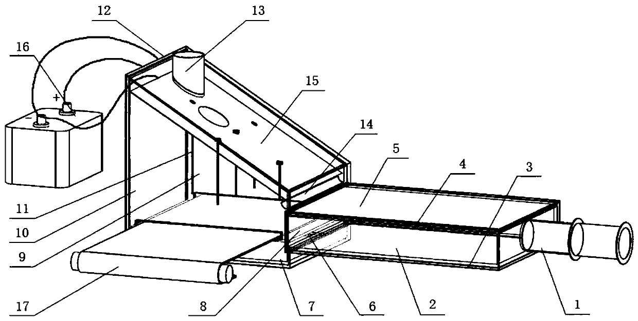 A high voltage electric assisted solar drying device and method