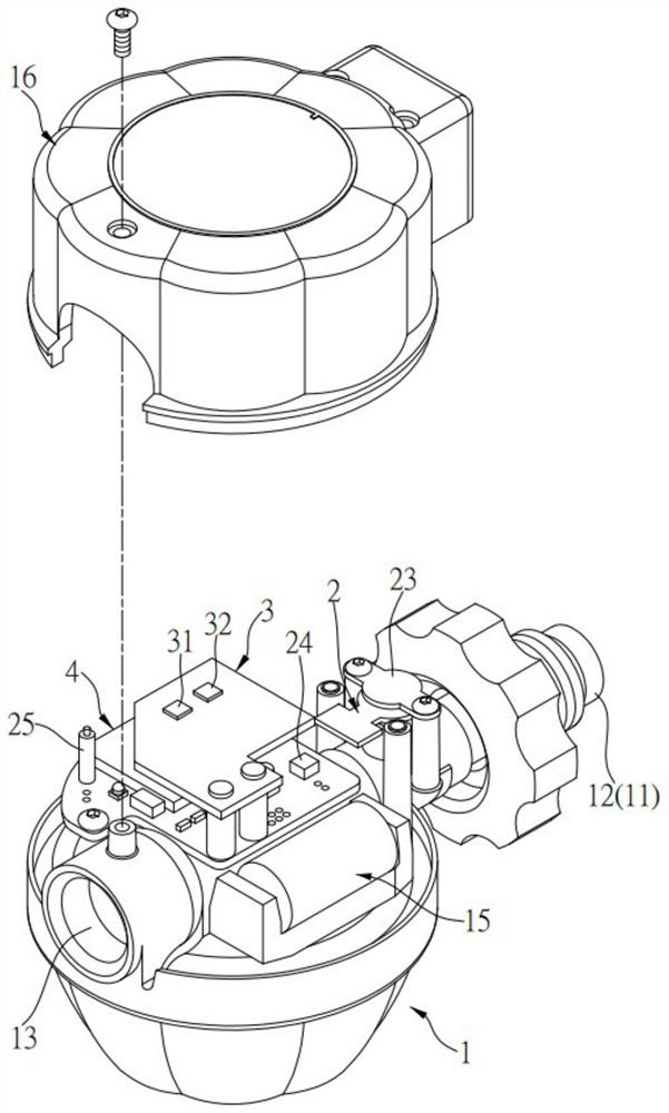 Gas induction device and gas bucket distribution system with the gas induction device