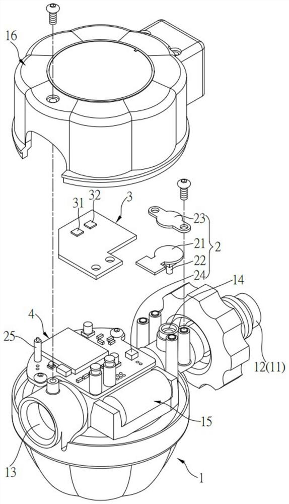 Gas induction device and gas bucket distribution system with the gas induction device