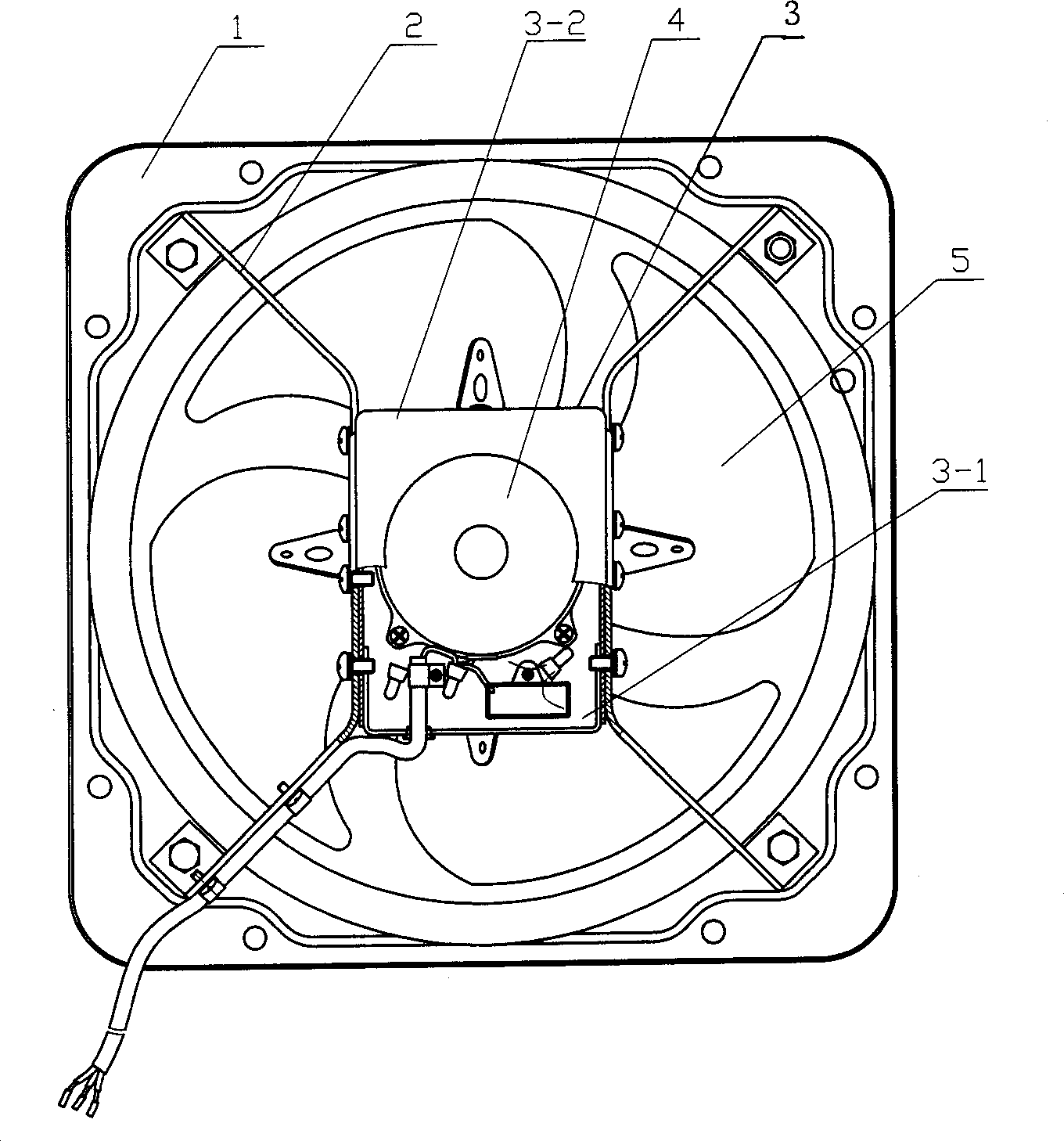 Low-noise industrial scavenger fan