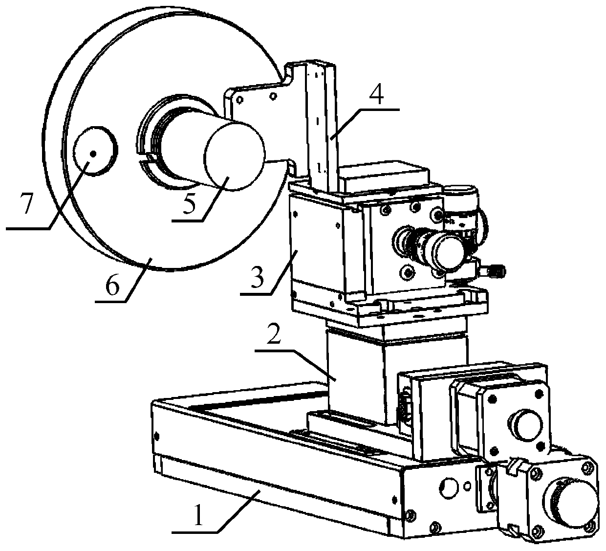 Calibration device and device of laser cloud particle imager