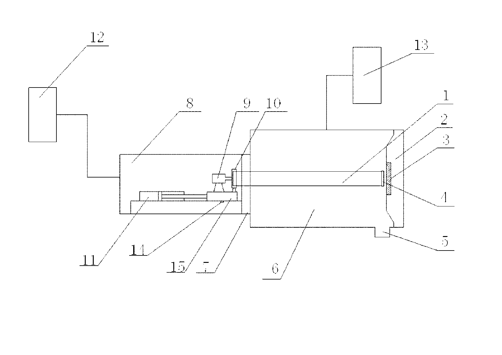 Rotary contact-type testing machine and method for testing high temperature and wear resistance of refractory materials