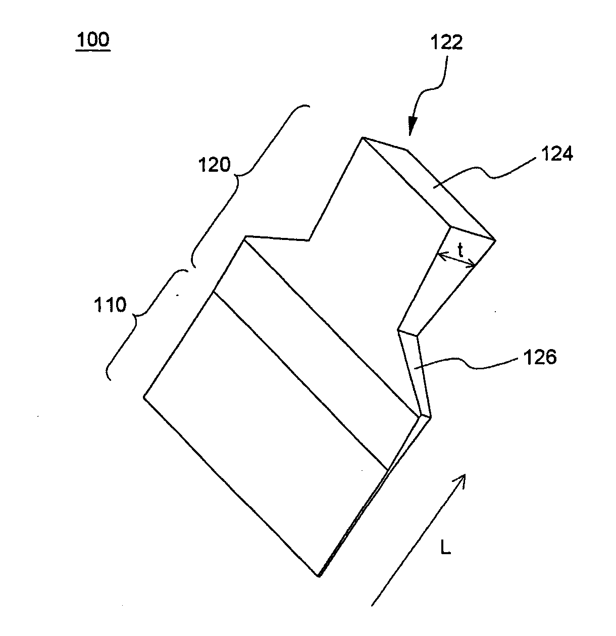 Three-dimensional electrode terminal for pouch-typed battery