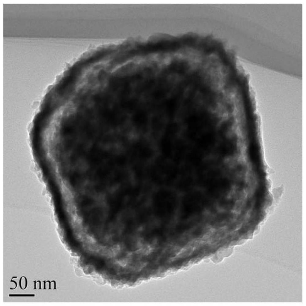 A kind of egg yolk-shell structure manganese potassium ore type manganese dioxide catalyst and its preparation method and application