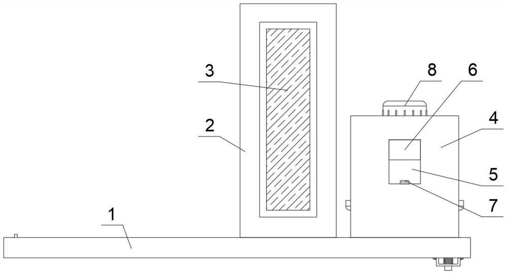 A chip resistor precision engraving machine