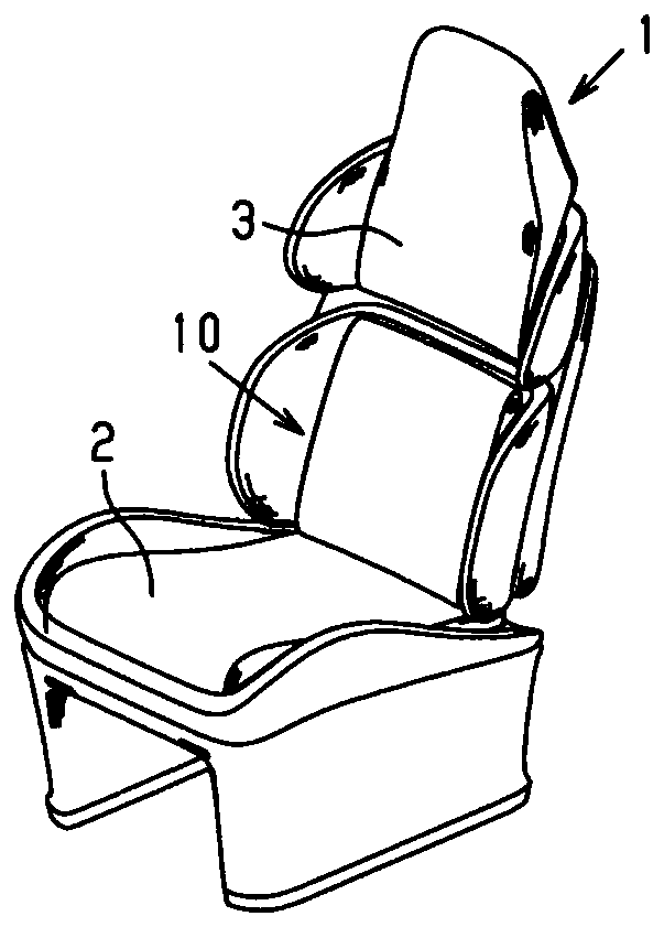 Vehicle seat device