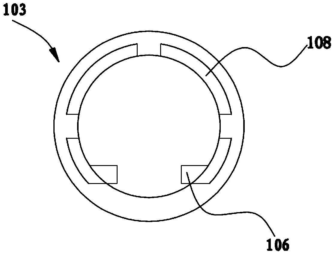 A bonding-free LED lamp tube and an integrated bonding-free fixing method