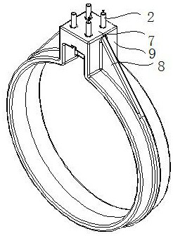 A steel-plastic bracket for a water platform