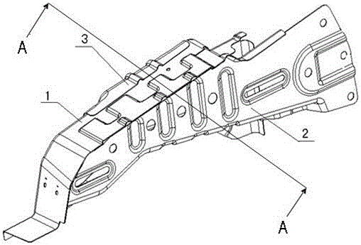 Side guard panel subassembly of an automobile engine compartment