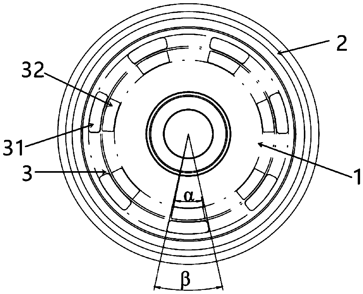 Vibration assembly for sound production device and sound production device