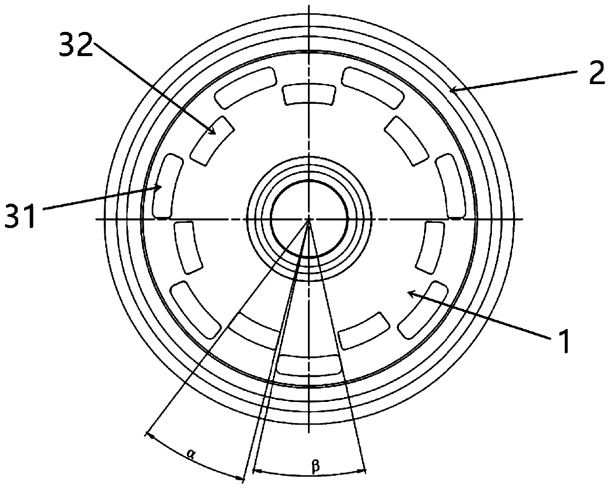 Vibration assembly for sound production device and sound production device