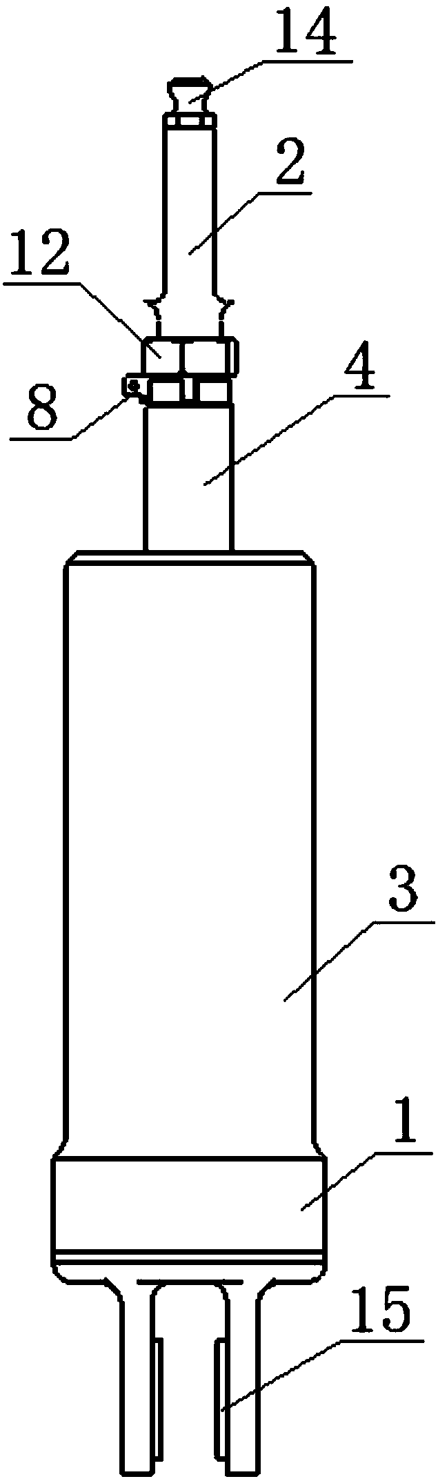 Undercarriage buffering device