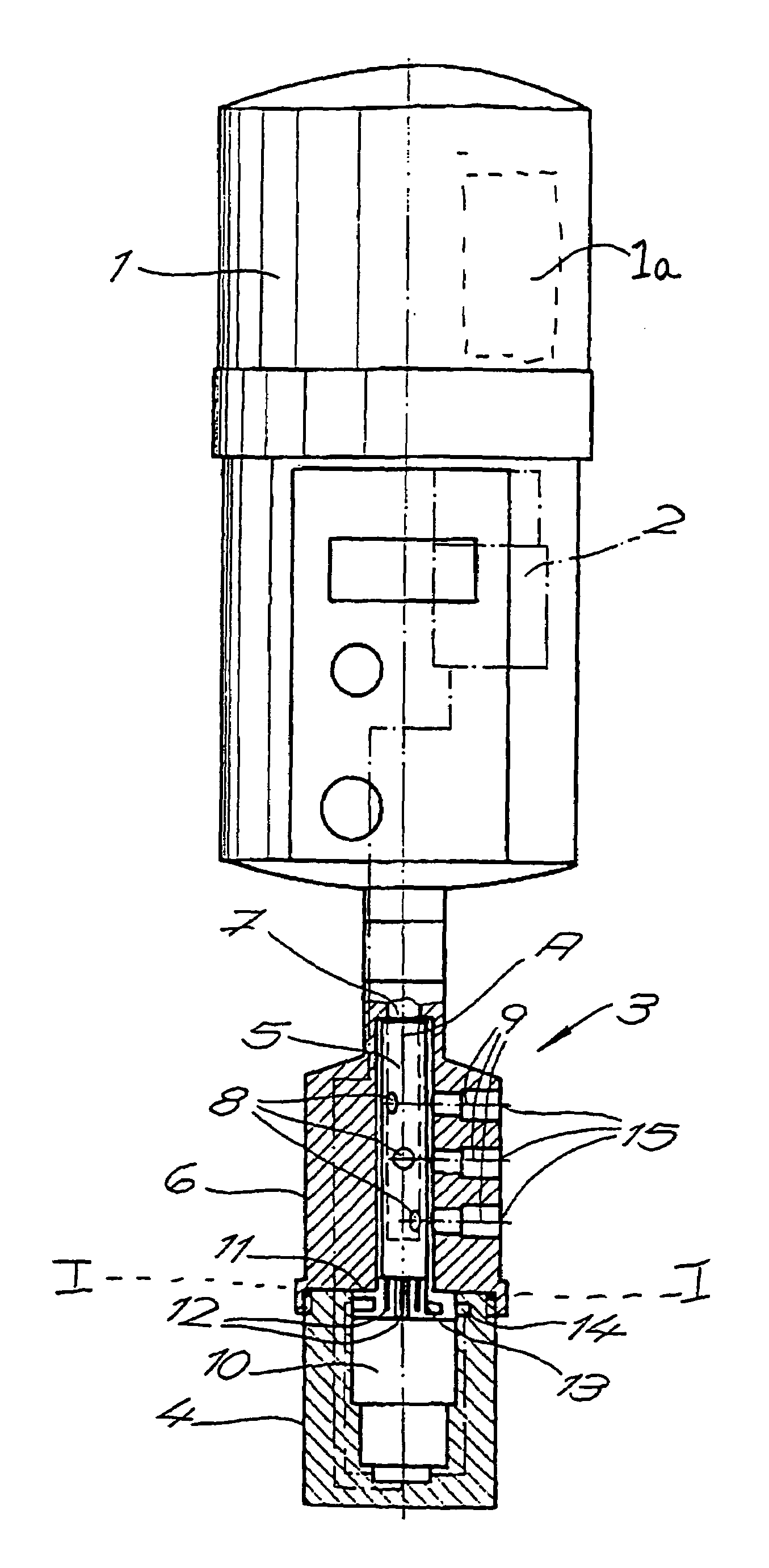 Device for supplying lubricant to several lubrication points on machine parts