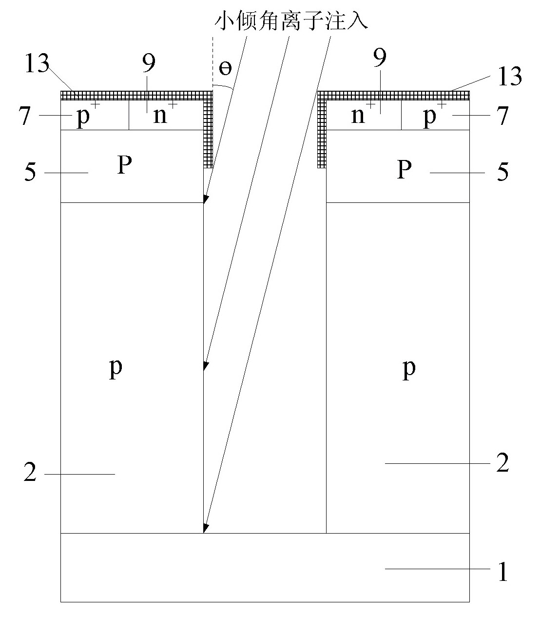 Trench type semiconductor power device