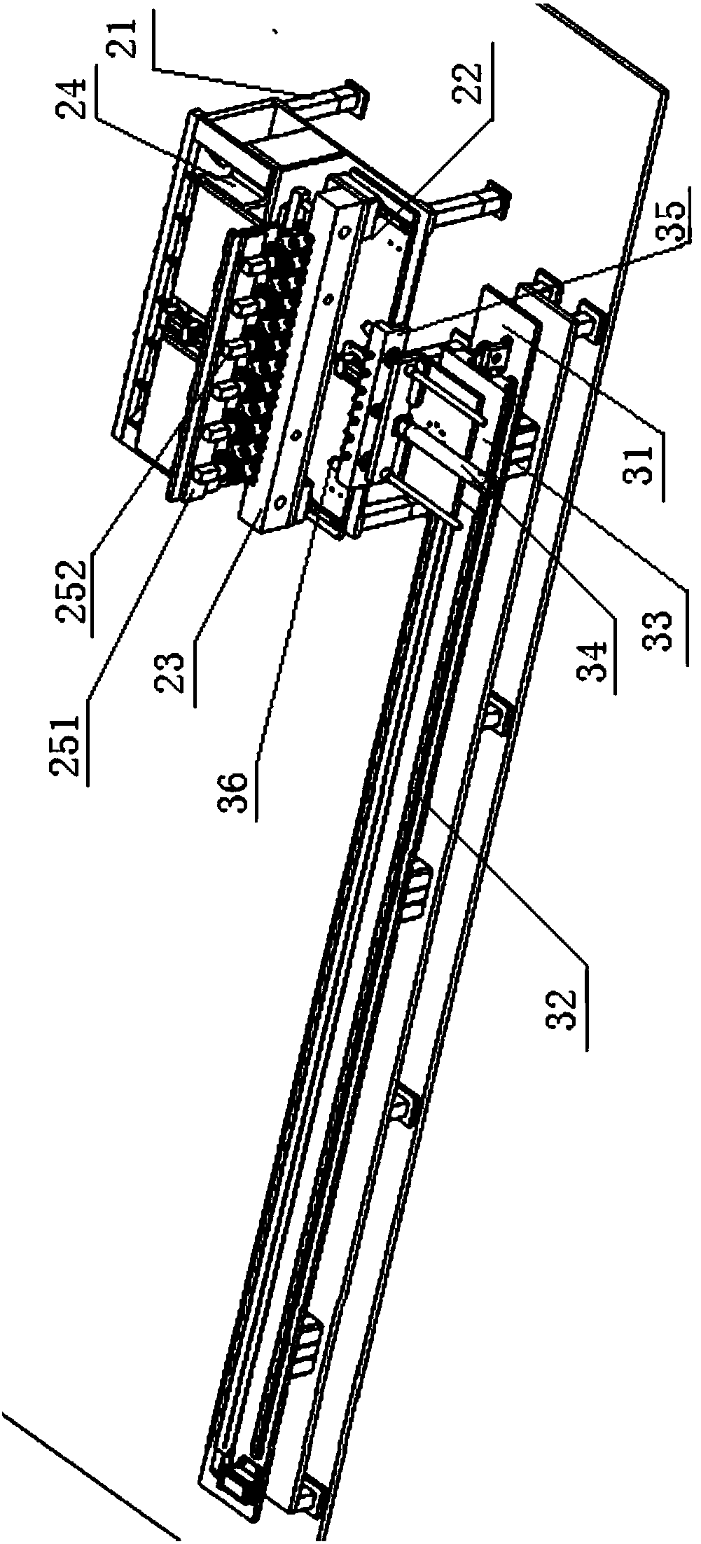 Liquid injecting and standing device for cylindrical lithium-ion batteries
