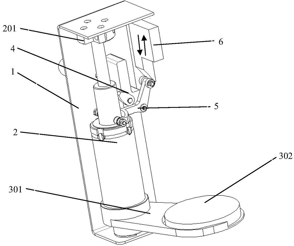 Automatic stamp-pad ink painting device of stamping machine